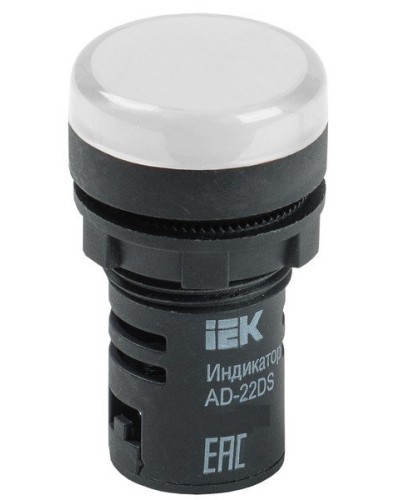 Лампа AD22DS (LED) матрица D22 мм 230В белый (BLS10-ADDS-230-K01). Светосигнальный индикатор. IEK в Туле