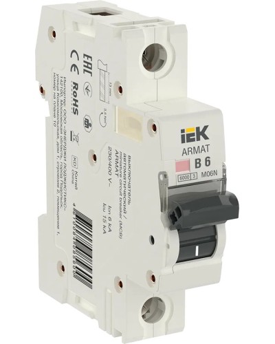 M06N 1P B 6А 6кА ARMAT (AR-M06N-1-B006). Автоматический выключатель. IEK в Туле