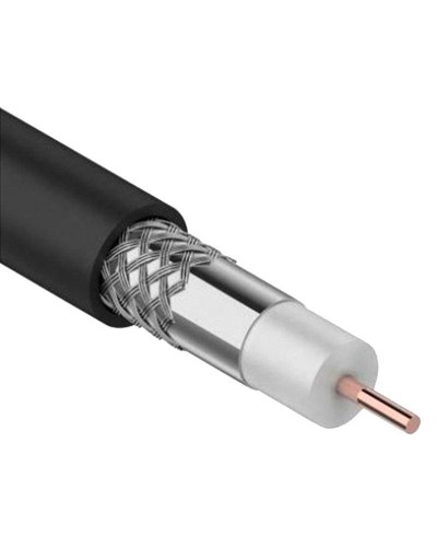 GENERICA RG11 CCS 75Ом FPE PVC черный (CC1-R1F1-119-300-G). Кабель коаксиальный омедненный. IEK в Туле