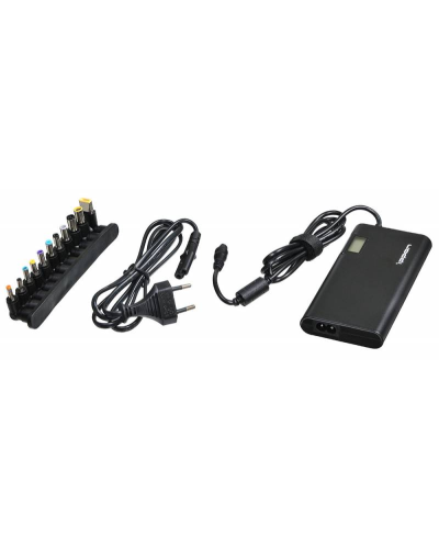Блок питания Ippon SD90U автоматический 90W 15V-19.5V 11-connectors 4.5A 1xUSB 2.1A, LCD индикатор (705053). Блок питания. Ippon в Туле