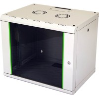 LN-PR09U6060-LG-111. Шкаф телекоммуникационный 19 настенный 9U. LANDE