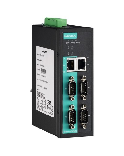 NPort IA5450A. 4-портовый усовершенствованный преобразователь. MOXA в Туле