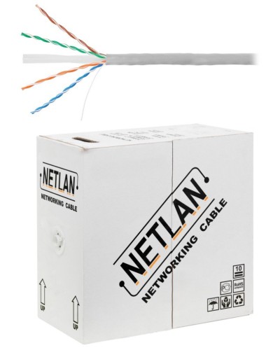 U/UTP 4pair, Cat6, Solid, In, PVC (EC-UU004-6-PVC-GY). Кабель «витая пара» (LAN) для структурированных систем связи. NETLAN в Туле