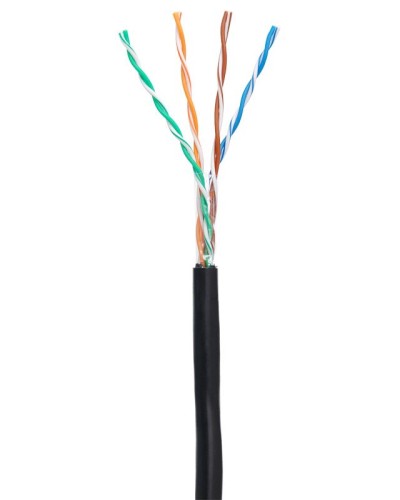 U/UTP 4pair, Cat5e, Out, PE (EC-UU004-5E-PE-BK-1). Кабель «витая пара» (LAN) для структурированных систем связи. NETLAN в Туле
