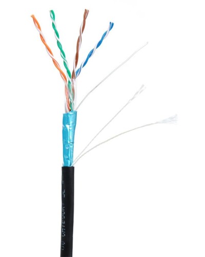 F/UTP 4pair, Cat5е, Out, PE (EC-UF004-5E-PE-BK). Кабель «витая пара» (LAN) для структурированных систем связи. NETLAN в Туле