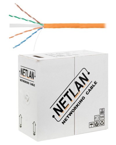 U/UTP 4pair, Cat6, Solid, In, LSZH (EC-UU004-6-LSZH-OR). Кабель «витая пара» (LAN) для структурированных систем связи. NETLAN в Туле