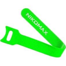 NMC-CTV210-16-SB-GN-10 (10шт). Стяжка-липучка с мягкой пряжкой. NIKOMAX