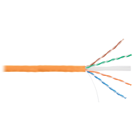 U/UTP 4pair, Cat6a, Solid, In, нг(А)-HF (NMC 9155C-OR). Кабель «витая пара» (LAN) для структурированных систем связи. NIKOMAX