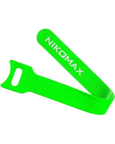 NMC-CTV150-12-SB-GN-10 (10шт). Стяжка-липучка с мягкой пряжкой. NIKOMAX в Туле