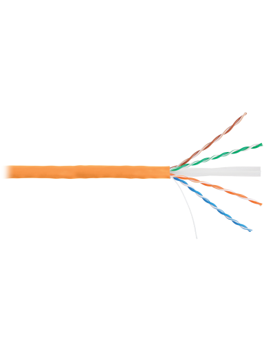 U/UTP 4pair, Cat6a, Solid, In, нг(А)-HF (NMC 4155C-OR). Кабель «витая пара» (LAN) для структурированных систем связи. NIKOMAX в Туле