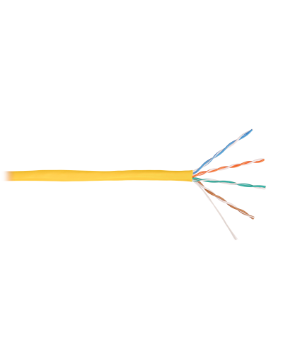 U/UTP 4pair, Cat5e, Solid, In, нг(А)-HF (NMC 9100C-YL). Кабель «витая пара» (LAN) для структурированных систем связи. NIKOMAX в Туле