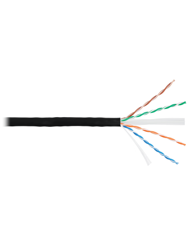 U/UTP 4pair, Cat6, Solid, Out, PVC (NMC 9140B-BK). Кабель «витая пара» (LAN) для структурированных систем связи. NIKOMAX в Туле