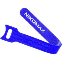 NMC-CTV150-12-SB-BL-10 (10шт). Стяжка-липучка с мягкой пряжкой. NIKOMAX