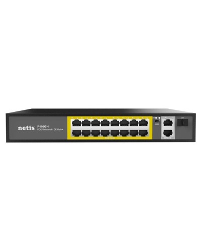 Netis P116GH. Коммутатор сетевой PoE неуправляемый. Netis в Туле