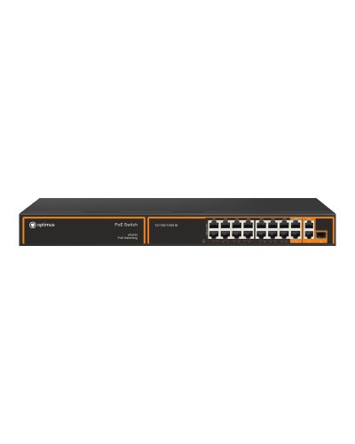 U1I-15F1G2b/2G/1S. Коммутатор с питанием по PoE 16-портовый. Optimus в Туле