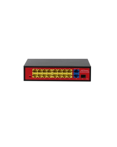 PND-16P-2G1F Lite (180W). Коммутатор неуправляемый 18-портовый с PoE. Polyvision в Туле