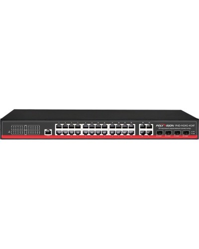 PND-M24G-4G4F. Коммутатор управляемый оптический 28 портовый. Polyvision в Туле