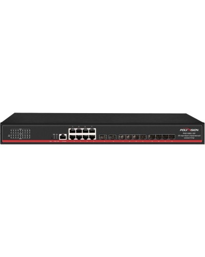 PND-M8G-10F. Коммутатор управляемый оптический 18 портовый. Polyvision в Туле