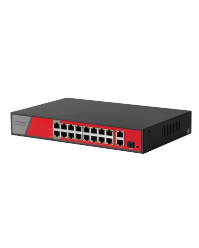 PND-16P-2G1F-BT2 (300W). Коммутатор гибридный 16+2+1 с PoE. Polyvision в Туле