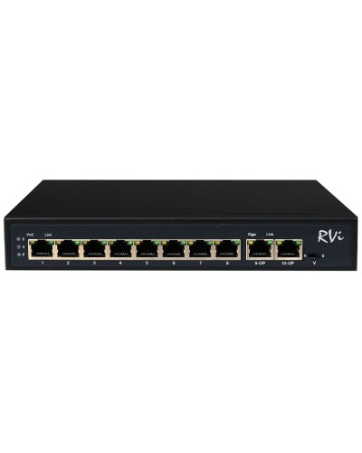 RVi-1NS08F-2T (1G). Коммутатор с питанием по PoE. RVi в Туле