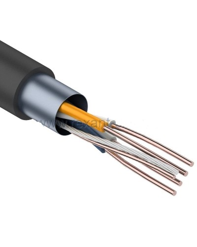 F/UTP, CAT 5e, PE, 2PR, 24AWG, OUTDOOR, SOLID, черный, 305м, REXANT (01-0124). Кабель «витая пара» (LAN) для структурированных систем связи. Rexant в Туле