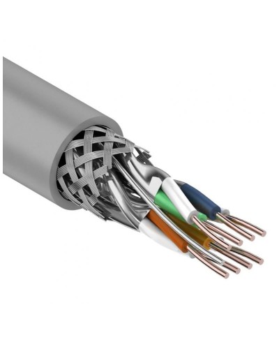 S/FTP, CAT 7, PVC, 4PR, 23AWG, INDOOR, SOLID, серый, 305 м, REXANT (01-0542). Кабель «витая пара» (LAN) для структурированных систем связи. Rexant в Туле