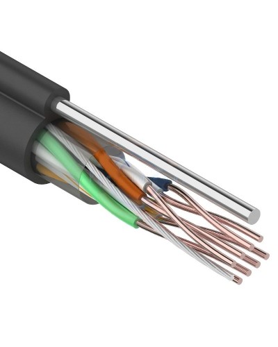 U/UTP 4PR 24AWG CAT5e 305м OUTDOOR+ТРОС*1 REXANT (01-0046). Кабель «витая пара» (LAN) для структурированных систем связи. Rexant в Туле