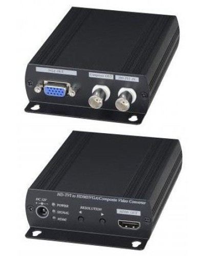 AD001HD4. Преобразователь-разветвитель AHD/HDCVI/HDTVI в HDMI/VGA/CVBS. SC&T в Туле
