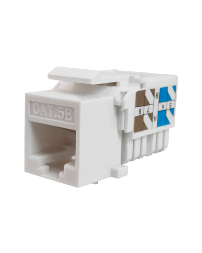 Модуль-вставка Keystone Кат5е, инстр.зад, белый UTP (10-0313): Вставка Keystone Jack RJ-45 в Туле