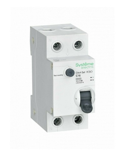 City9 Set 1P+N С 16А 4.5kA 30мА A 230В (C9D55616). Автоматический выключатель дифференциального тока. Systeme Electric в Туле