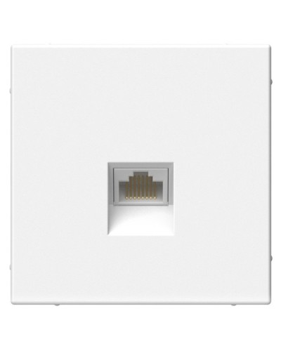 ArtGallery розетка RJ45, кат. 6Е, скрытой установки, механизм, белый (GAL000186). Розетка компьютерная. Systeme Electric в Туле