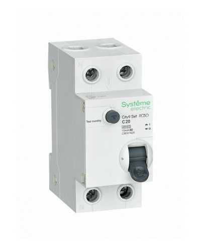 City9 Set 1P+N С 20А 4.5kA 10мА A 230В (C9D51620). Автоматический выключатель дифференциального тока. Systeme Electric в Туле