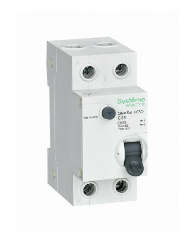 City9 Set 1P+N С 25А 4.5kA 10мА A 230В (C9D51625). Автоматический выключатель дифференциального тока. Systeme Electric в Туле