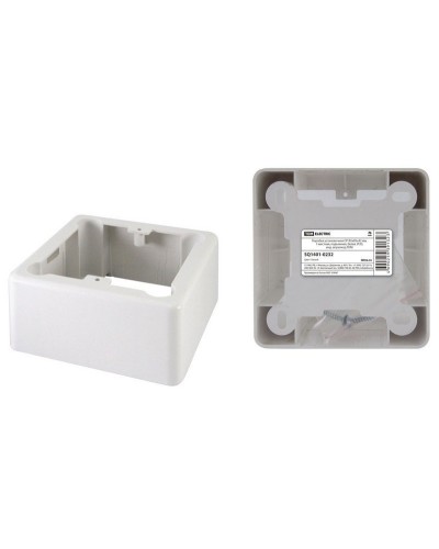 Коробка установочная ОП 85х85х42мм, 1-местная, подъемная, белая, IP20 TDM (SQ1401-0232). Коробка установочная ОП. TDM ЕLECTRIC в Туле