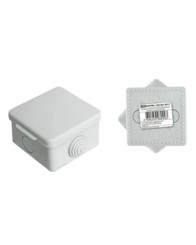 Коробка ОП 65х65х50мм, крышка,  IP54, 4вх. (SQ1401-0111). Распаячная коробка. TDM ЕLECTRIC в Туле