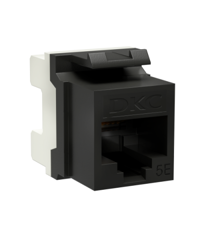 Модуль Keystone RJ45 CAT5E, 180 градусов, черный (RNK5EU180BK): Модуль неэкранированный в Туле