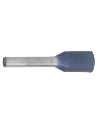 Наконечник-гильза НШВИ 0.75-06, серый (100 шт) (IF0.75-06GR). Наконечник-гильза с изолированным фланцем. ДКС в Туле