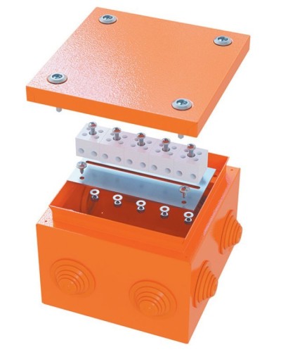 Коробка FS 150х150х80 5P (FSB30506): Коробка ответвительная огнестойкая стальная в Туле