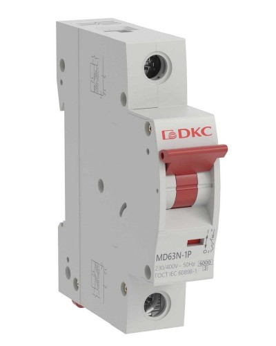 YON max MD63N 1P 6А 6кА C (MD63N-1PC6). Автоматический выключатель. ДКС в Туле