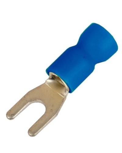 Наконечник вилочный НВИ 1,5-2,5 М3,5 (D3,7мм) (100 шт) (2B135P-EE-PVC). Наконечник вилочный с изолированным фланцем ПВХ. ДКС в Туле