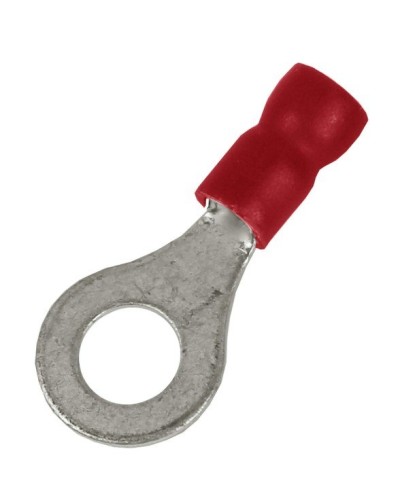 Наконечник НКИ 0,25-1,5 М6 (D6,4мм) с отверстием под винт (100 шт) (2A6P-EE-PVC). Наконечник с отверстием под винт и изолированным фланцем ПВХ. ДКС в Туле