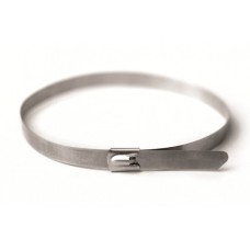 Хомут из нержавеющей стали AISI 304 4,6х150 (50 шт) (27403): Хомут из нержавеющей стали
