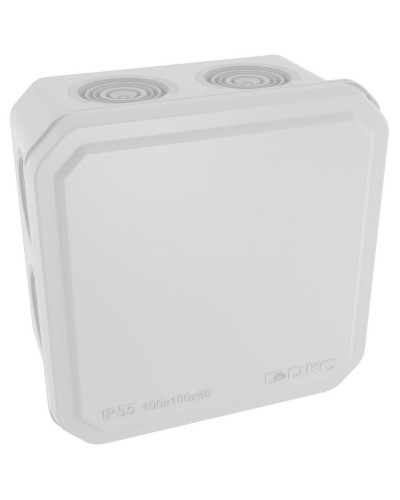 Коробка ответвительная с кабельными вводами IP55, 100х100х50 (53800). Коробка ответвительная. ДКС в Туле