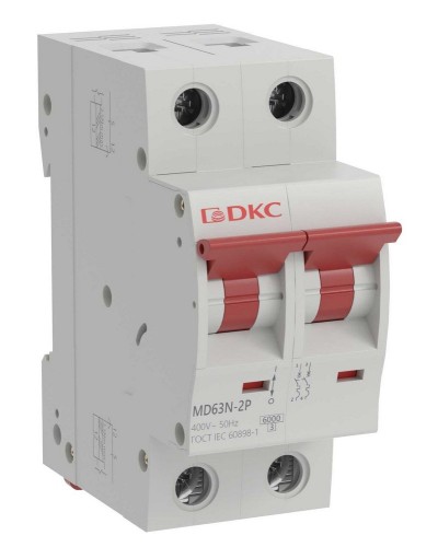 YON max MD63N 2P 16А 6кА C (MD63N-2PC16). Автоматический выключатель. ДКС в Туле