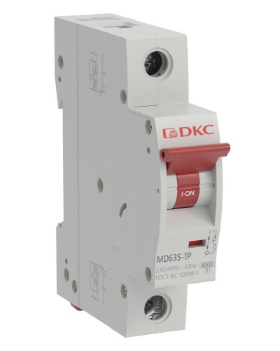YON max MD63S 1P 16А 4,5кА C (MD63S-1PC16). Автоматический выключатель. ДКС в Туле