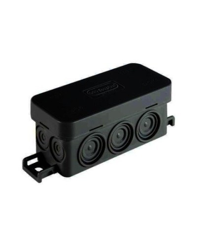 Коробка JBL090 90х42х40, 10 вых., IP55, черная (44055BL-1). Коробка монтажная. Экопласт в Туле