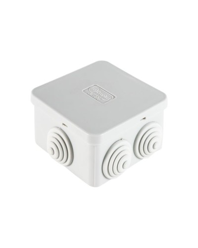 Коробка JBS070 70х70х40, 6 вых., IP44, белая (44056W-1). Коробка монтажная. Экопласт в Туле