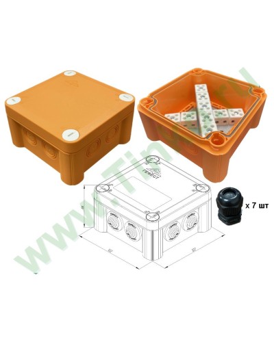 КМ-О-1212(П)(18к)-IP66(П6-12): Коробка монтажная огнестойкая в Туле