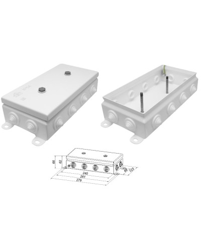 КМ IP55-1224. Коробка монтажная электротехническая. Гефест в Туле