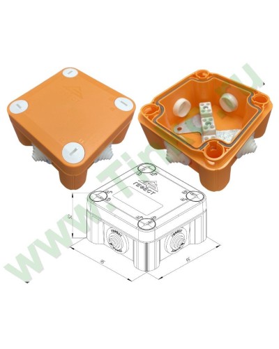 КМ-О-1010(П)(8к)-IP55: Коробка монтажная огнестойкая в Туле